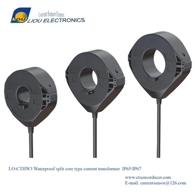 Transformador de corriente tipo dividido impermeable para uso en exteriores LO-CTHW3