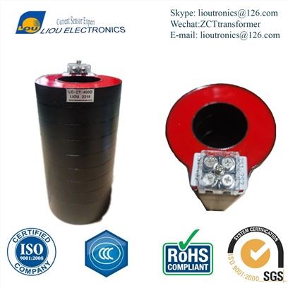 Transformador de corriente de medición y protección toroidal de doble núcleo